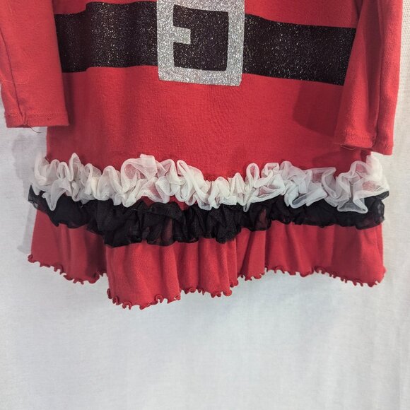 Kavio! Girl Christmas Dress Size 5/6 Red - Picture 3 of 11